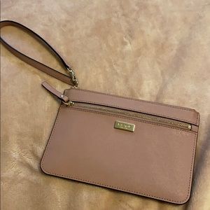 Mauve Kate Spade Wristlet